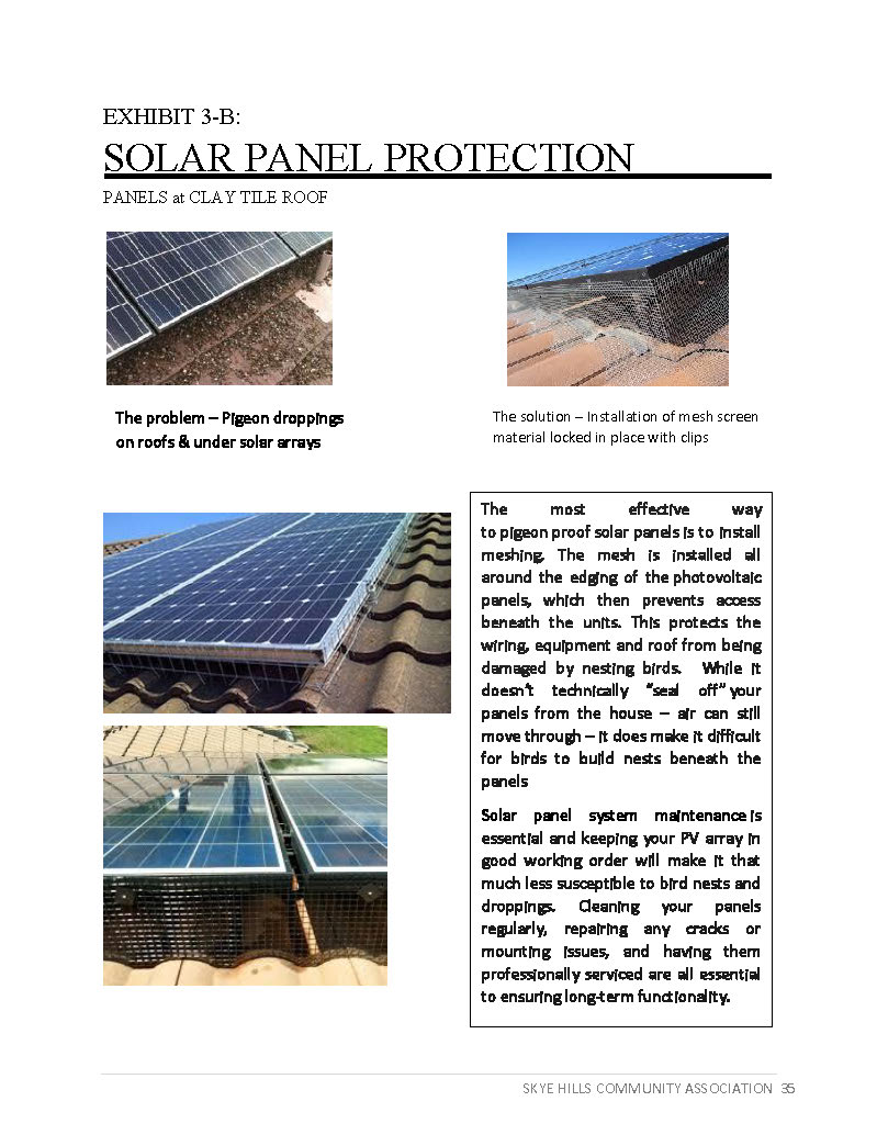 Exhibit 3-B: Solar Panel Protection